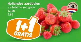 Poiesz Hollandse aardbeien aanbieding