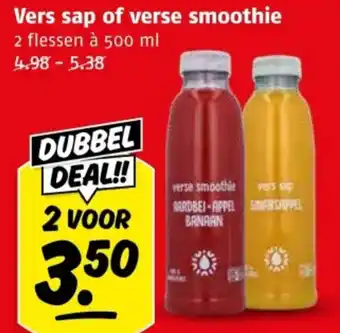Poiesz Vers sap of verse smoothie aanbieding