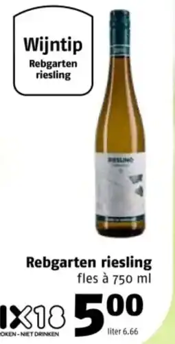 Poiesz Rebgarten riesling aanbieding