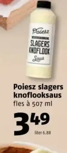Poiesz Poiesz slagers knoflooksaus aanbieding