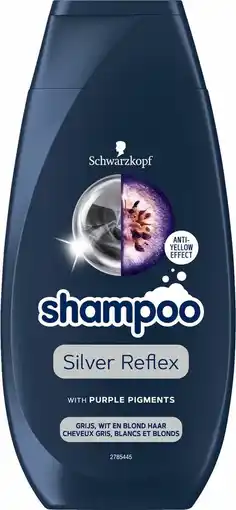Bol.com Schwarzkopf - Shampoo - Silver Reflex - Grijs, Wit en Blond haar - 250 ml aanbieding