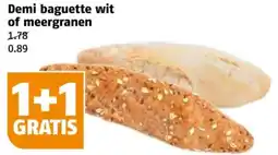 Poiesz Demi baguette wit of meergranen aanbieding