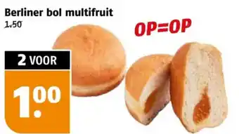 Poiesz Berliner bol multifruit aanbieding