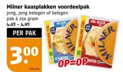Poiesz Milner kaasplakken voordeelpak aanbieding