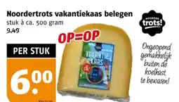 Poiesz Noordertrots vakantiekaas belegen aanbieding