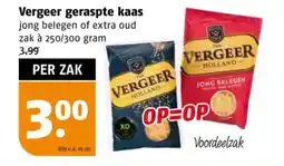 Poiesz Vergeer geraspte kaas aanbieding