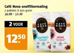 Poiesz Café Nova snelfiltermaling aanbieding