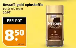 Poiesz Nescafé gold oploskoffie aanbieding