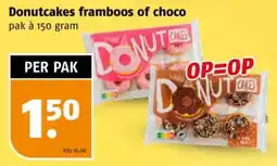 Poiesz Donutcakes framboos of choco aanbieding