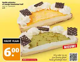 Poiesz Vanille pistache- of mango kwarkvlaai half aanbieding