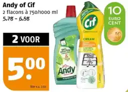 Poiesz Andy of Cif aanbieding