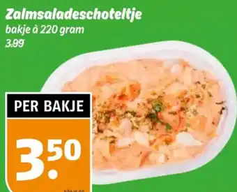 Poiesz Zalmsaladeschoteltje aanbieding
