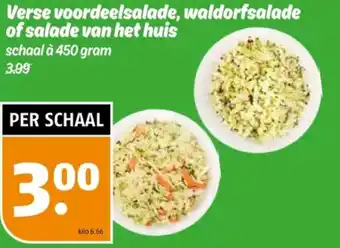Poiesz Verse voordeelsalade, waldorfsalade of salade van het huis aanbieding
