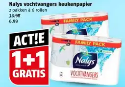 Poiesz Nalys vochtvangers keukenpapier aanbieding