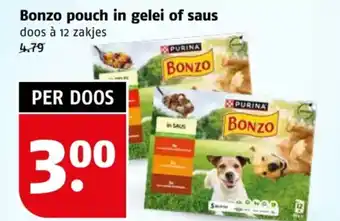 Poiesz Bonzo pouch in gelei of saus aanbieding