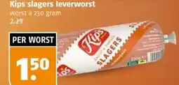 Poiesz Kips slagers leverworst aanbieding