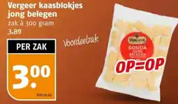 Poiesz Vergeer kaasblokjes jong belegen aanbieding