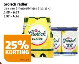 Poiesz Grolsch radler aanbieding