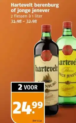Poiesz Hartevelt berenburg of jonge jenever aanbieding