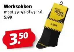 Poiesz Werksokken aanbieding