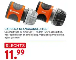 Kluswijs Gardena slangaansluitset aanbieding