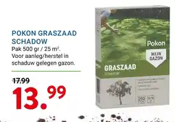 Kluswijs Pokon graszaad schadow aanbieding