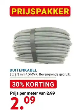 Kluswijs Buitenkabel aanbieding
