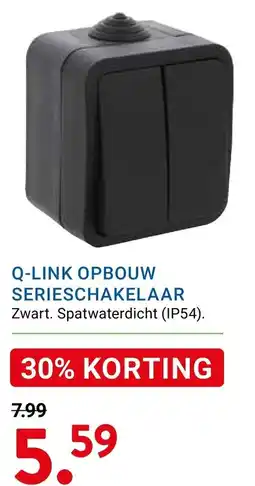 Kluswijs Q-link opbouw serieschakelaar aanbieding
