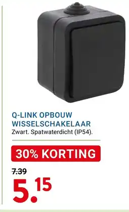 Kluswijs Q-link opbouw wisselschakelaar aanbieding