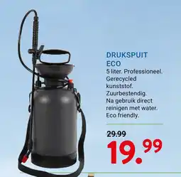 Kluswijs Drukspuit eco aanbieding