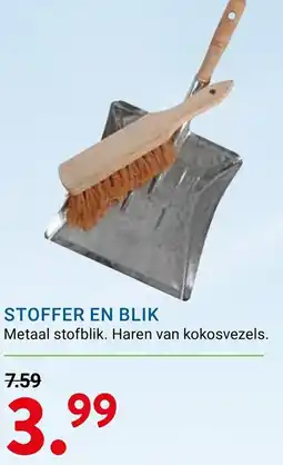 Kluswijs Stoffer en blik aanbieding