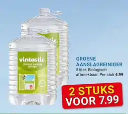 Kluswijs Groene aanslagreiniger aanbieding