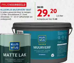 Kluswijs Kluswijs muurverf mat aanbieding