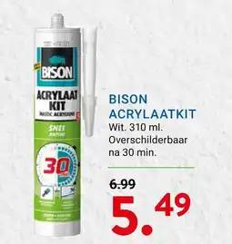 Kluswijs Bison acrylaat kit aanbieding