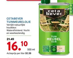 Kluswijs Cetabever tuinmeubelolie aanbieding