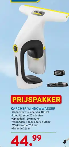 Kluswijs Kärcher windowwasser aanbieding