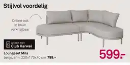 Karwei Loungeset Mila aanbieding