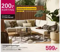 Karwei Loungeset Kopenhagen aanbieding