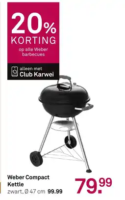 Karwei Weber Compact Kettle aanbieding