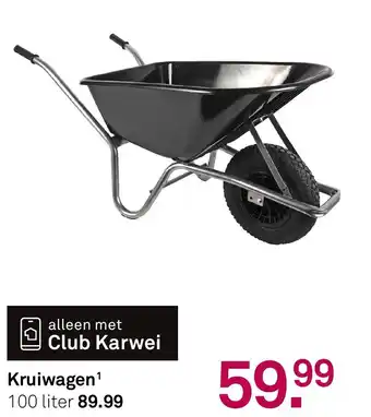 Karwei Kruiwagen aanbieding