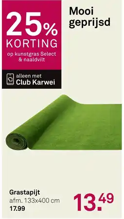Karwei Grastapijt aanbieding