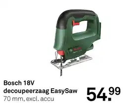 Karwei Bosch 18V decoupeerzaag EasySaw aanbieding