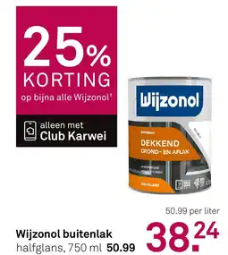 Karwei Wijzonol buitenlak aanbieding