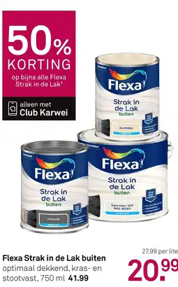 Karwei Flexa Strak in de Lak buiten aanbieding