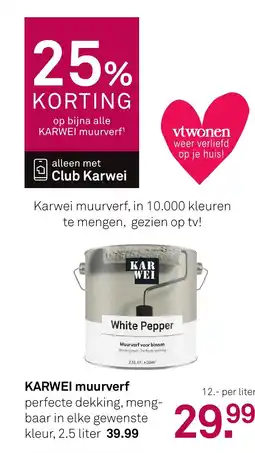 Karwei Karwei muurverf¹ aanbieding