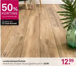 Karwei Lundia laminaat Rustiek aanbieding