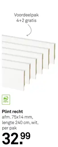 Karwei Plint recht aanbieding