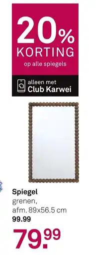 Karwei Spiegel aanbieding