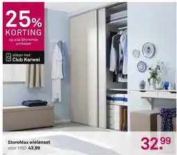 Karwei StoreMax wielenset aanbieding