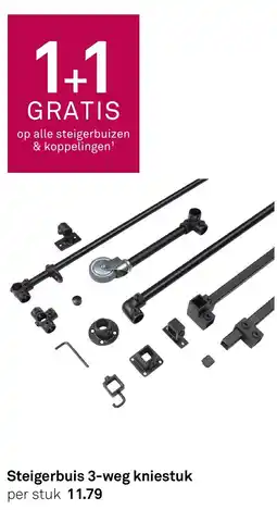 Karwei Steigerbuis 3-weg kniestuk aanbieding